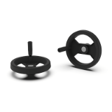 BK38.0179 - Hand wheels and crank handles / 2-Spoke handwheels, rotating cylinder handle