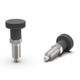 BK29.0002.INOX - Index bolts without stop, fine-pitch thread, stainless steel quality