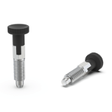 BK29.0035.INOX - Index bolts with stop, stainless steel quality