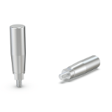 BK39.0008 - Cylindrical handles, turnable, steel sandblasted