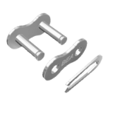 Simplex connecting links SRC in stainless steel - Connecting link and offset link for roller chains ''Saturn''