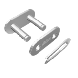 Enganches simples para cadenas de rodillos SRC con mallas rectas - Enganches y Medias Mallas para cadenas de rodillos "SATURN"