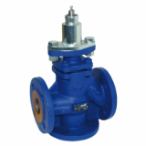 3-way globe valve, Flange, PN 25