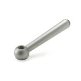 DIN99 - Stainless Steel-Clamping levers, Angled lever with threaded bore (Type N)