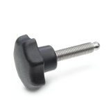 GN 6336.11 - Star knobs with ball pin