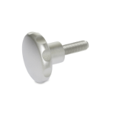 GN5335 NI S - Stainless Steel-Star knobs with threaded stud