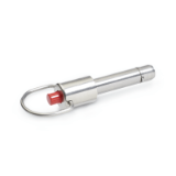 GN214.3 - Stainless Steel-Pins, with axial lock (Pawl)