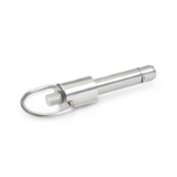 GN214.6 - Stainless Steel-Locking pins, with axial lock (Pawl)