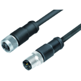 M12, series 763, Automation Technology - Sensors and Actuators - connection cable male cable connector - female cable connector