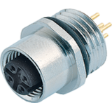 M12, series 763, Automation Technology - Sensors and Actuators - female panel mount connector