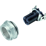 M12, series 763, Automation Technology - Sensors and Actuators - female panel mount connector
