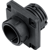 Male panel mount connector