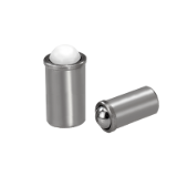 B0035 - Spring plungers smooth version, extended, stainless steel