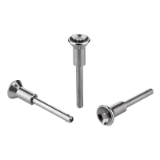 B0071 - Ball lock pins with mushroom grip, stainless steel with high shear strength