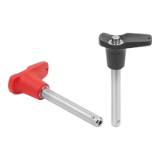 B0073 - Ball lock pins with L-grip with high shear strength