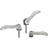 B0262 - Cam lever internal and external thread, steel