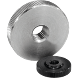 B0270 - Knurled nuts flat steel and stainless steel, DIN 467
