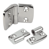 B0352 - Hinges, stainless steel lift-off, left
