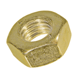 BN 110 - Hex nuts ~0,8d (DIN 934), cl. 6, zinc plated yellow