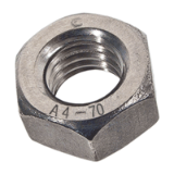 BN 629 - Hex nuts ~0,8d (DIN 934; ~ISO 4032), A4, stainless steel A4