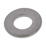 BN 31112 - Flat washers for Ww / UNC / UNF without chamfer, stainless steel A4