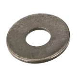 BN 84513 - Flat washers without chamfer, series L (large) (~NFE 25-514 L), steel, plain