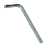 BN 20016 - Sechskant-Stiftschlüssel (DIN 911; ~ISO 2936), Stahl, verzinkt-blau, metrisch