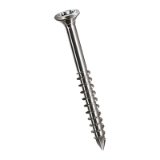 BN 20935 Oval countersunk head facade screws with very small head