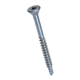 BN 50150 Flat countersunk head self-drilling wood screws with cutting ribs under the head