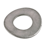 BN 83727 - Waved spring washers (NFE 27-620; ~DIN 137 B; ONDUFLEX B), spring steel, zinc plated with thicklayer passivation