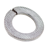BN 20193 - Curved spring lock washers (~DIN 128 A), spring steel, mechanical zinc plated blue