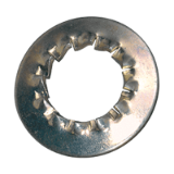 BN 785 - Serrated lock washers large type, internal serrations (~NFE 25-512; JZC), spring steel, zinc plated blue