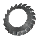 BN 786 Serrated lock washers type V, for countersunk head screws