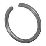 BN 825 Snap rings for shafts round wire