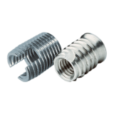 02.300.300 Threaded inserts for light metal and plastic materials