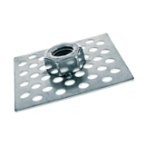 BN 26039 - Fastener with nut square head 58 x 58 mm