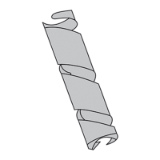 BN 20337 - Spiral wrapping band, polyethylene PE, natural