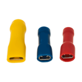 BN 20380 - BM - Push-on terminals female with antivibration copper sleeve, fully PVC insulated