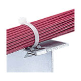 BN 20288 - Metal clip-on mounts for cable ties (Panduit®), steel, zinc plated