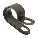 BN 20320 - Fixed diameter cable clamps, PA 6.6, black