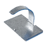 BN 20517 - Metal adhesive backed cord clips (Panduit®), steel, zinc plated