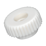 BN 5933 - Knurled nuts high type, white