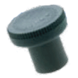 BN 1131 Knurled knobs with brass boss, tapped blind hole