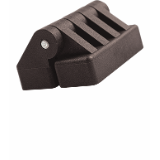 BN 3044 - Hinges with tapped blind holes (FASTEKS® FAL), reinforced polyamide, black
