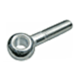 BN 48737 - Forged eye bolts straight shank, Type 1 style A, Steel, ASTM A 489 Steel, Plain Finish (ASME B18.15)