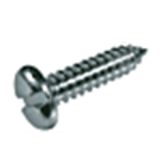 BN 46901 - Phillips pan head tapping screws type AB, Steel, Case Hardened, Zinc Clear Plated Chromated (ASME B18.6.4)
