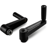 E520 - INDEXED CRANK HANDLE WITH SMOOTH BORE INSERT AND REVOLVING HANDLE