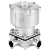 2036-2 Seats-ISO - Robolux Multiway Multiport Diaphragm Valve, Pneumatically operated, 2 seat, ISO