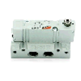 Pneumaticly actuated valve, monostable - Base mounted body - size 10.5