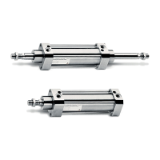 Stainless steel Cylinders Series 90 Single and doble-acting magnetic (DIN/ISO 6431) ø32, 40, 50, 63, 80, 100 and 125 cushioned ISO 15552 (ex DIN/ISO 6431 / VDMA 24562)